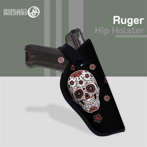 RUGER Ruger Mark III Standard .22LR 4.8" Barrel Hip Holster Graphic GG ...