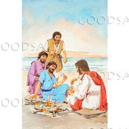 Jesus By The Sea Of Galilee With His Disciples Goodsalt