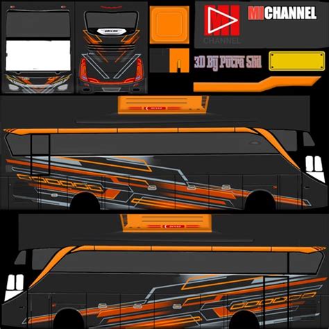 11 Livery Bussid Polos Hd Dan Shd Keren Siap Edit