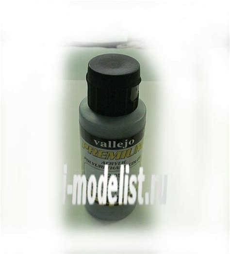 62051 Vallejo Краска акрил-уретановая "Premium Color" Металлик Сталь ...