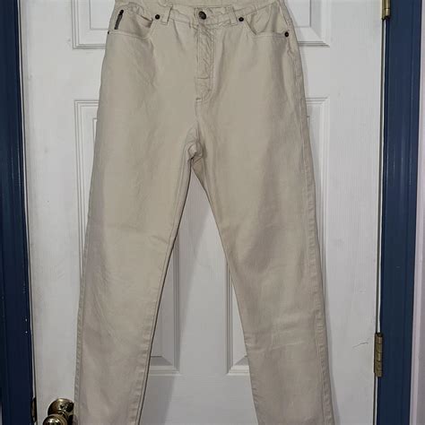 Cerruti 1881 cream colored pants size 8! #cereuti... - Depop