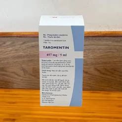 Thuốc Taromentin 457mg 5ml Kháng sinh điều trị nhiễm khuẩn hô hấp