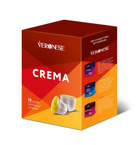 Veronese Crema 10 capsules – CaffeItalia Group