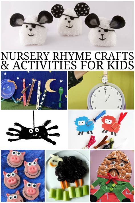 Nursery Rhyme Crafts and Activities for Kids - Frugal Mom Eh! | Nursery ...
