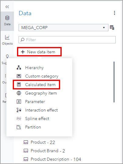 Using Calculated Data Items In Sas Visual Analytics