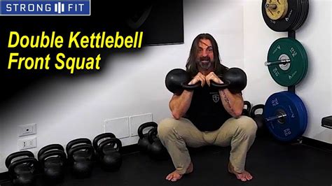 Double Kettlebell Front Squat By Fabio Zonin Youtube