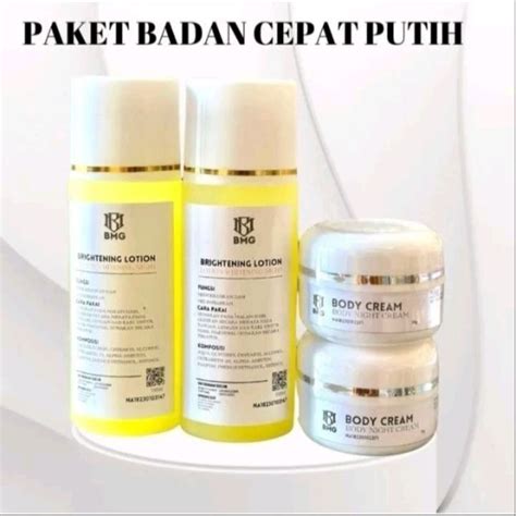 Paket Bmg Lotion Pagi Dan Malam Kuning Kemasan Baru Lazada Indonesia