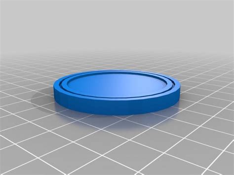 Round Badge Base 3d Printer Model Free Download