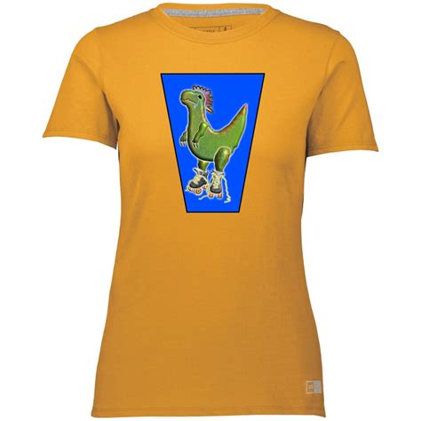 Sad T Rex Ladies Essential Dri Power Tee Etsy