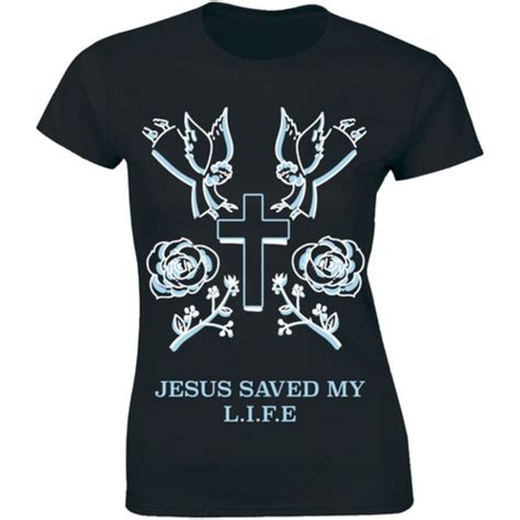 Half It Tops Jesus Saved My Life Cross Flowers Womens Tshirt Poshmark