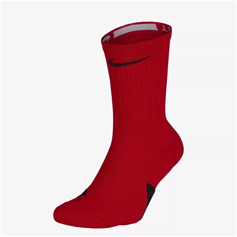 Nike ELITE CREW Носки баскетбол Красный/Черный купить в интернет ...