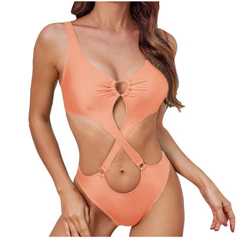 BeAi Classic One Piece Swimsuits For Women Cheeky Bikini Sets For Women Plus Size Summer 2025