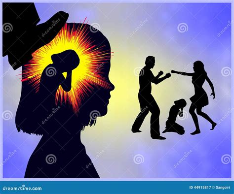 Childhood Trauma Stock Illustration Illustration Of Suffering 44915817