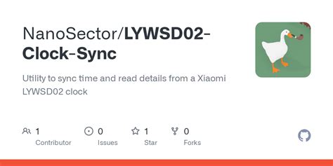 GitHub - NanoSector/LYWSD02-Clock-Sync: Utility to sync time and read ...