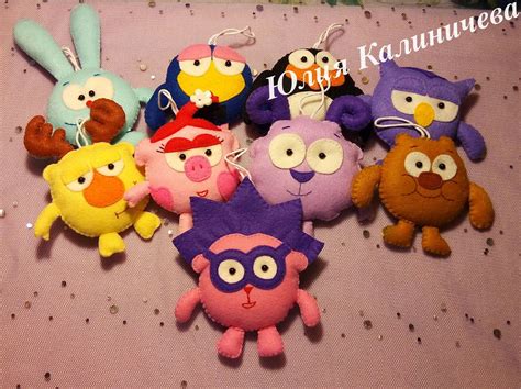 Елочные игрушки "Смешарики" – купить в интернет-магазине на Ярмарке ...