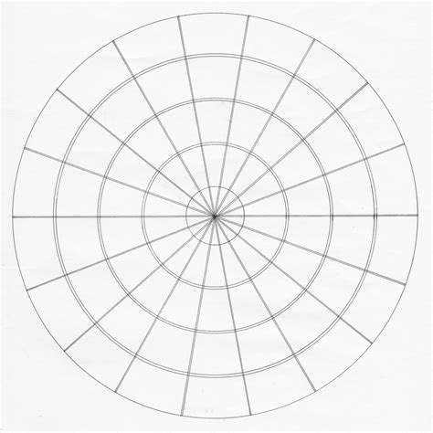 Color Wheel Template Blank