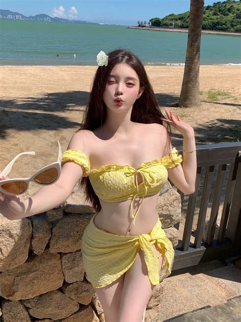 U Gonna S Swimwear Women Long Sleeve 3 Piece Padded Bikini Set High Waist Sexy Outfit Beachwear