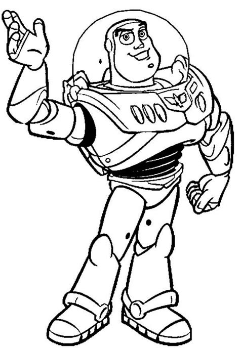 Buzz Para Colorir - Desenhos para colorir de Buzz Lightyear