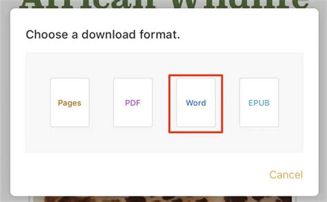 how to change pages to word document