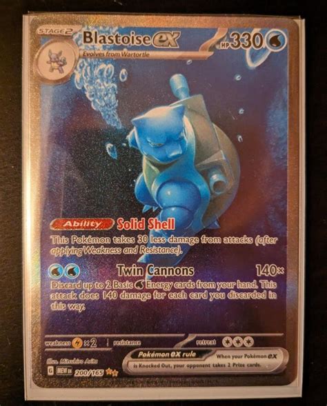 Turtok Blastoise ENG Scarlet Violet 151 Kaufen Auf Ricardo