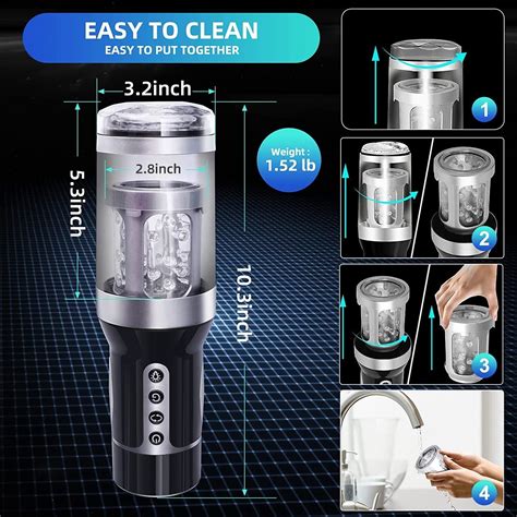Automatic Male Masturbaters Handsfree Stroker Pocket Pussy Cup Sex Toys