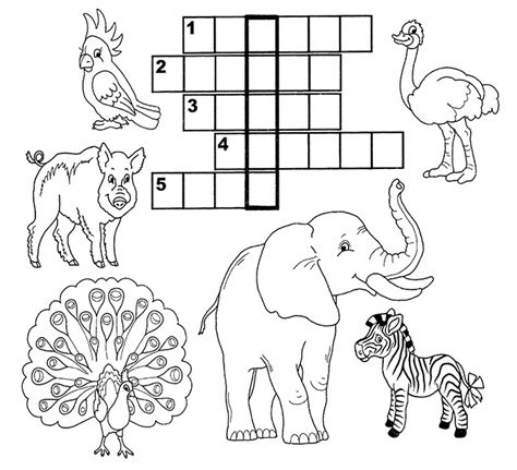 Кроссворды для детей 7-8 лет с ответами распечатать бесплатно