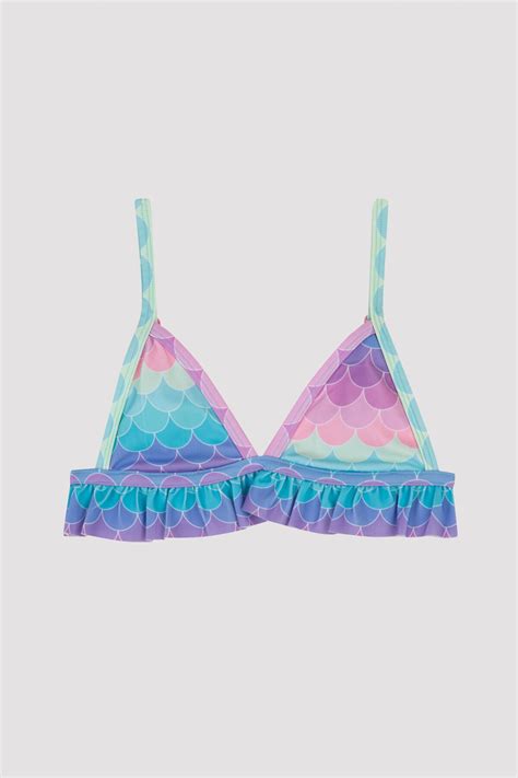 Penti K Z Ocuk Shiny Mermaid Triangle Bikini Tak M Fiyat Yorumlar Trendyol