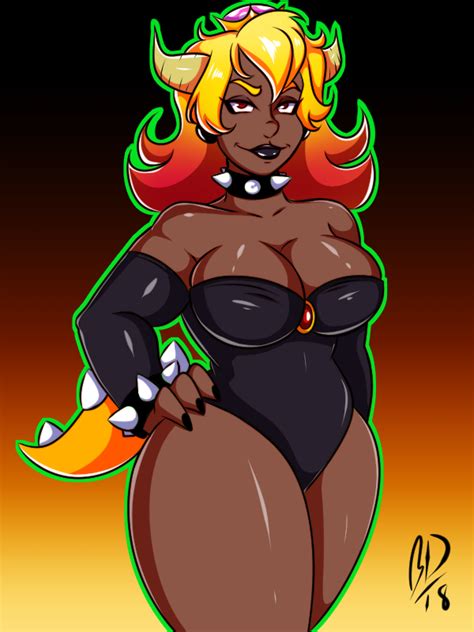 Bowsette By JamesDrawsLewdThings Hentai Foundry