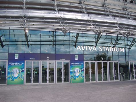 Aviva Stadium Entrance Graphic Case Study Contra Vision