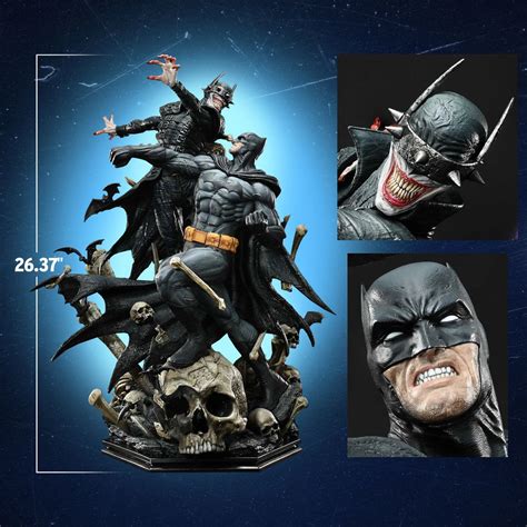 Batman vs Batman Who Laughs Statue By Prime 1 Studios