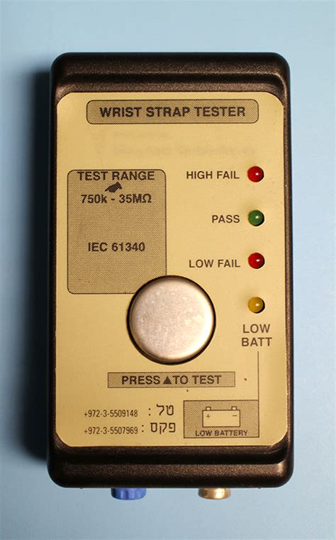 Portable Wrist Strap Tester Bondline Esd Equipments