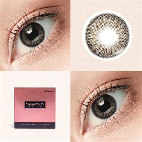 1 Pair 2 Pcs Colorcon Eyeshare Yearly Contact Lenses Coloured For Eyes