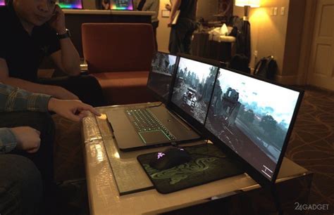 Razer Project Valerie — игровой ноутбук с тремя мониторами (25 фото)