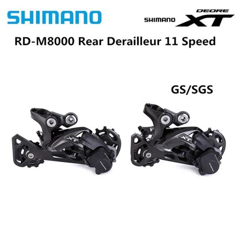 Shimano DEORE XT RD M8000 Rear Derailleur 11 Speed Mountain Bike Medium ...