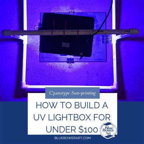 Build a UV lightbox for $9 | Blue Bower Art