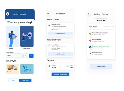 Logistics App Ui By Ibrahim Okanlawon On Dribbble