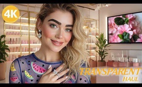 4K Try On Haul Transparent Lingerie Micro Bikinis Summer Sheer Maxi Looks Videos Try On