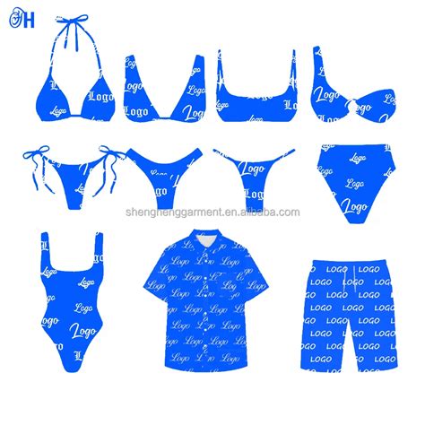 2024 Custom Bikinis Logo Label High Waist Customized Bikini Swimwear Beachwear Active Two Piece