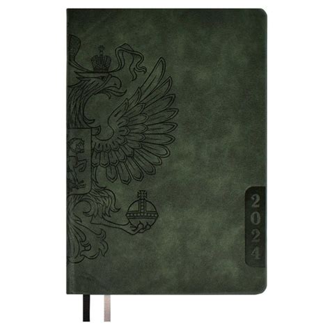 Ежедневник датированный 2024 ESCALADA А5 в твёрдом переплёте из экокожи ...