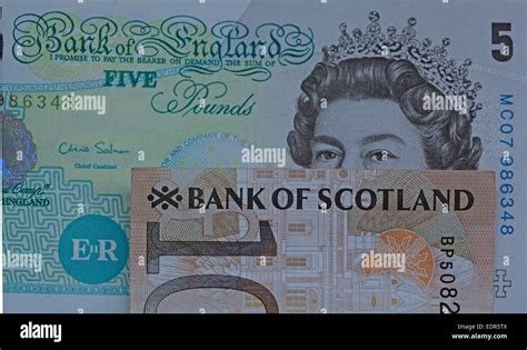 Scotland Sterling notes Scottish coin coins money currency finance ...