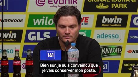 Dortmund Terzic Je Suis Convaincu Que Je Vais Conserver Mon Poste