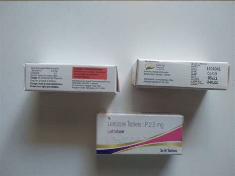 LETROHEAL LETROZOLE TABLET I P 2 5 MG For Hospital Packaging Type