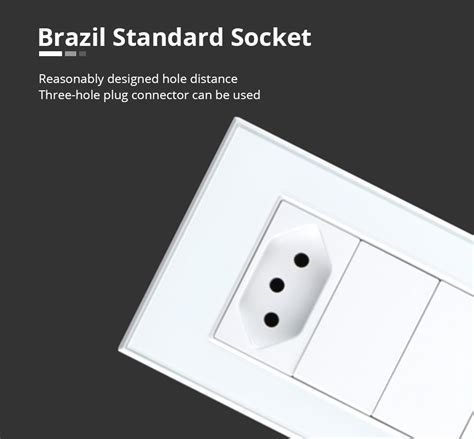 Zemismart Tuya Zigbee Brazil Socket Smart Light Switch Support Alexa