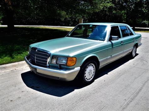 1987 Mercedes Benz 560 Sel Super Low Miles Only 58k Rare Color