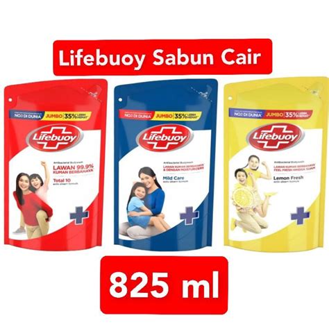 Jual Lifebuoy Sabun Mandi Cair Body Wash Lemon Freshmild Care