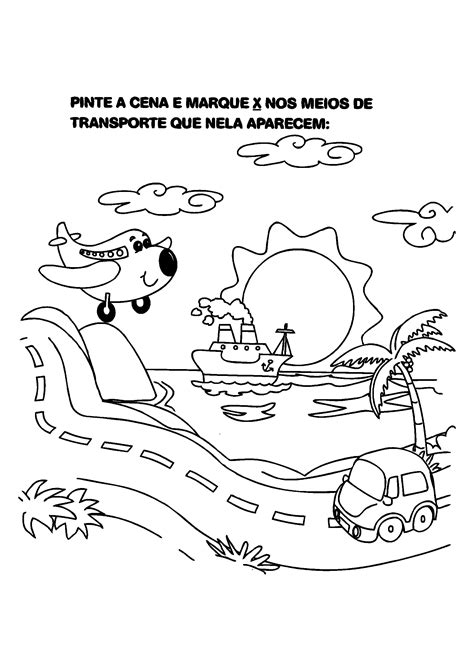 Atividades Meios De Transporte Educação Infantil Maternal