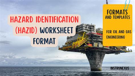 hazard identification hazid worksheet format instrunexus