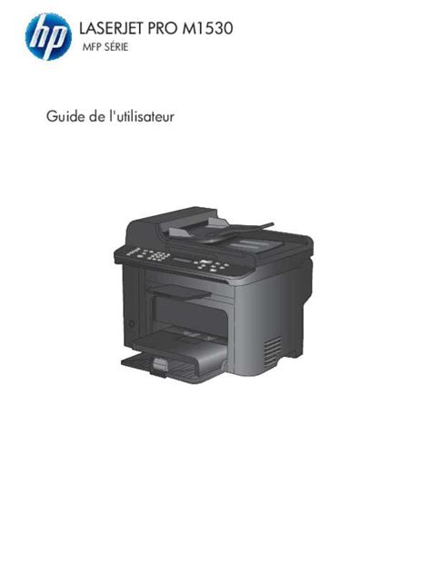 Notice Hp Laserjet Pro M1536dnf Imprimante Multifonction Laser Trouver Une Solution à Un