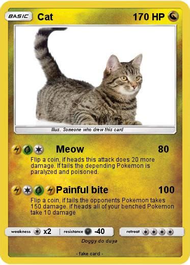 Pok Mon Cat Meow My Pokemon Card