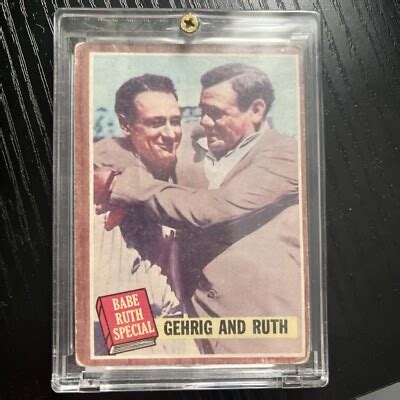 Topps Babe Ruth Special Babe Ruth Lou Gehrig Ebay